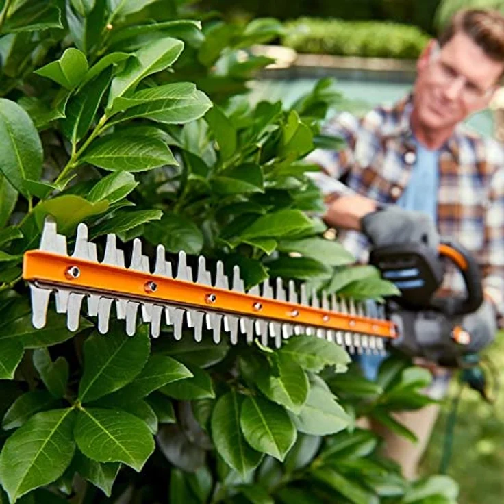 Worx WG261E.9 Akku-Heckenschere 20V Profi Hecken- und Strauchschere mit 44 cm Schwertlänge Ideal für hohe Hecken Wird ohne Akku & Ladegerät geliefert – Bild 6