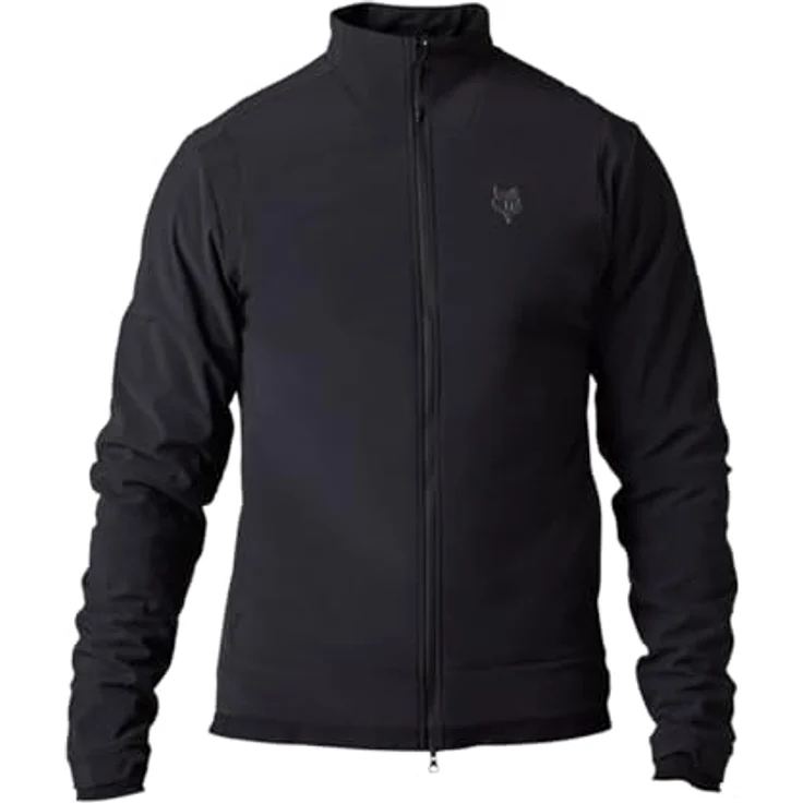 Fox Defend Fire Alpha Blk, Herren Velojacke aus robustem Polyester mit gebürstetem Fleece-Innenfutter, Schwarz, M – Bild 5