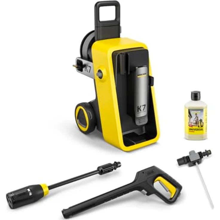 Kärcher Home & Garden K 7 Comfort Premium Hochdruckreiniger, 180 bar, wassergekühlter Motor, 4-in-1-Multi Jet-Strahlrohr, inklusive App-Anwendungsberater – Bild 1