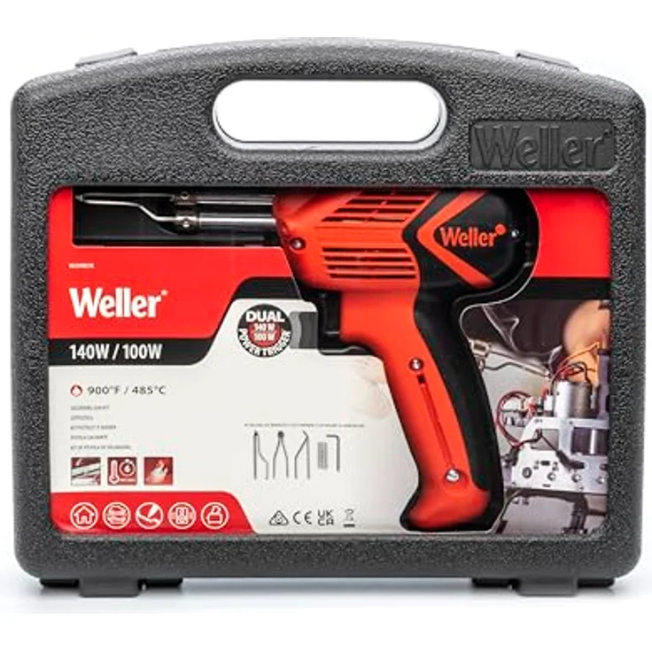 Weller WLG9400K23C Lötpistole 230V 140W Meißelform, Glättspitze, Seilschneidespitze 480°C (max) – Bild 7