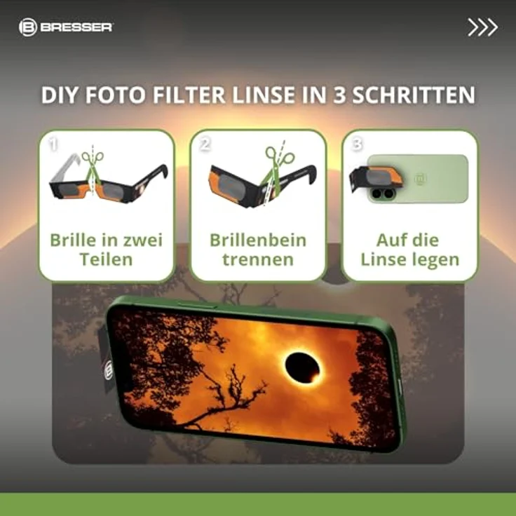 LUNT Sonnenfinsternis-Brille (1 Stück) – Bild 5