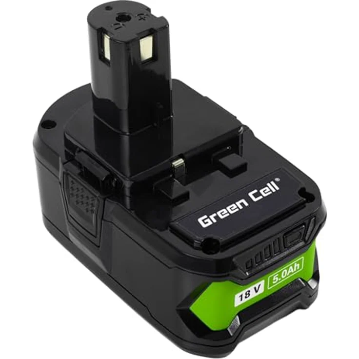 Green Cell RB18L50 GC-PTRY18V5, Werkzeug-Akku 18V 5.0Ah Li-Ion für Ryobi ONE+ System, kompakt und leistungsstark – Bild 2