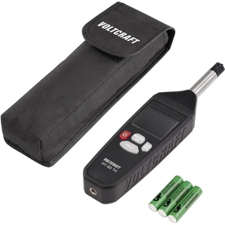Voltcraft HY-80 TH, Digitales Thermo- und Hygrometer mit präziser Temperatur- und Luftfeuchtigkeitsmessung, handlich und leicht – Bild 5