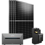 SOLAR-HOOK etm Balkonkraftwerk 2000W mit Speicher (Integriertem Wechselrichter), Monokristallin, 2000,00 W, Plug and Play, Photovoltaik Solaranlage Mini PV Anlage, 1,6 kWh Anker Pro 2 LiFePO4 Speicher mit Smart Meter
