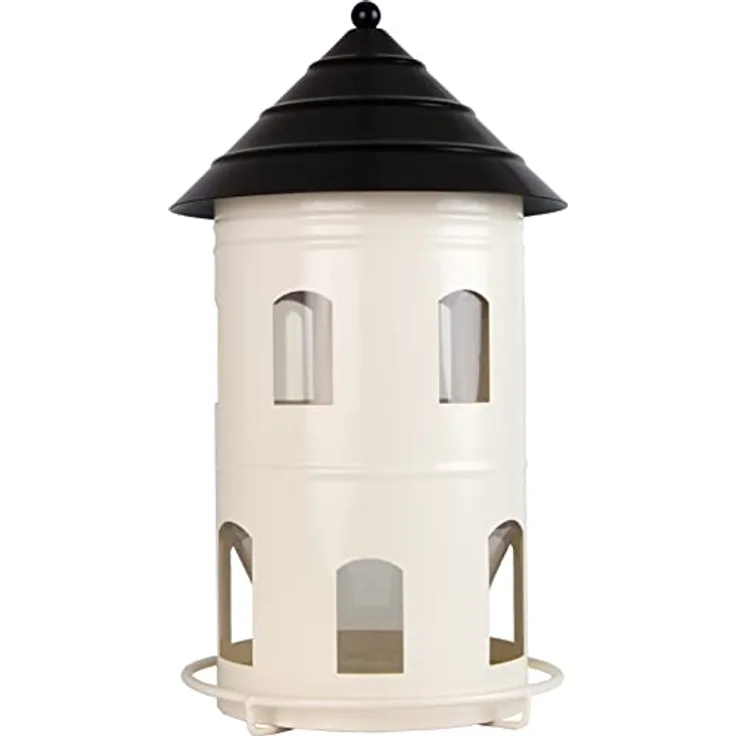 Wildlife Garden WG328 Gigant Futterstation Weiss - Vogelfutterhaus aus Metall