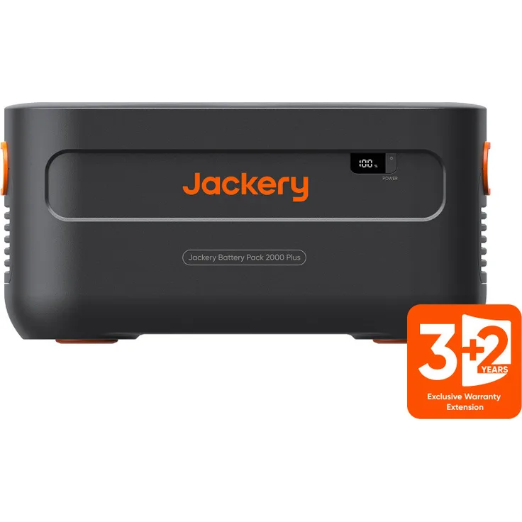 Jackery Akku 2000 Plus, 2042,8 Wh Erweiterbarer Akku mit Solarladung, kompatibel mit Explorer 2000 Plus