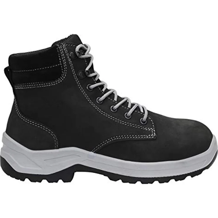 ELTEN Arbeitsschuh LILLY black Mid ESD S3 - Sportlicher Sicherheitsstiefel für Damen in Schwarz und Grau – Bild 6