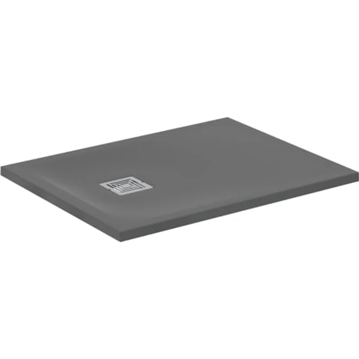 Ideal Standard T5604FS Rechteck-Brausewanne Ultra Flat S+, 900 x 700 mm, Mineralgusskern mit Antirutsch-Oberfläche, farbige Gelcoat Schicht in Natursteinstruktur – Bild 1