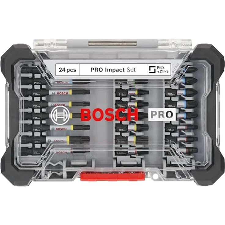 Bosch 24x PRO Impact Set, 24-tlg. (200 x 107 mm, Professional Zubehör Schraubendreher, Schraubendreher) – Bild 2