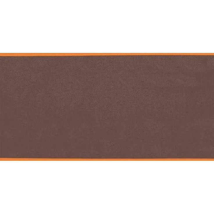 vidaXL Balkon Sichtschutz 150 x 600 cm, UV- und wasserabweisender Stoff mit PU-Beschichtung, Orange und Braun – Bild 4