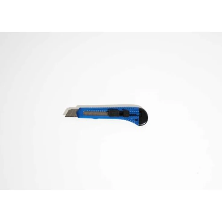 A.S. Création Cuttermesser, Abbrechmesser mit 18 mm Klinge, ergonomischer rutschfester Griff, blau/schwarz – Bild 6
