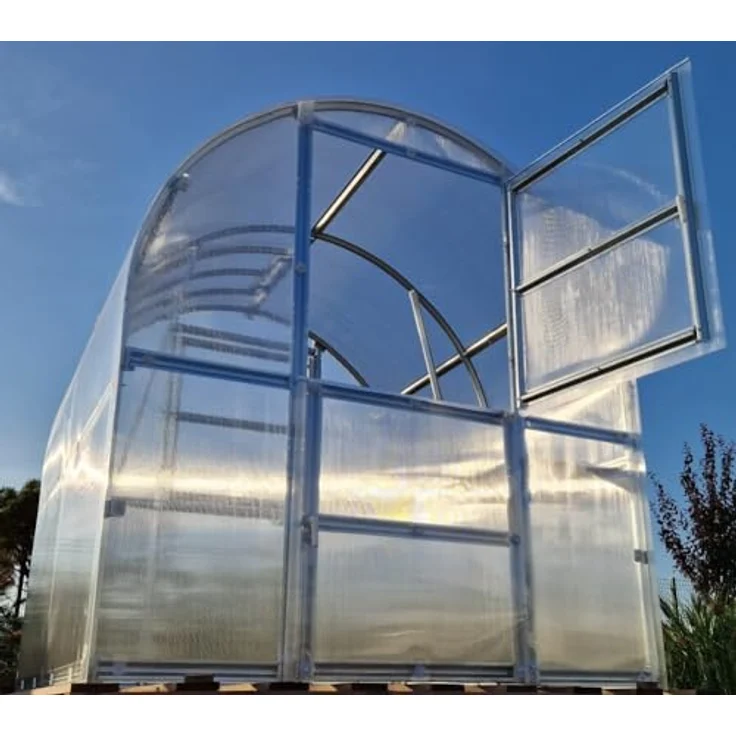 Klasika Gewächshaus KLASIKA Slim 2x4m (8m2) mit 6mm Polycarbonat, Breite - 2 m – Bild 3