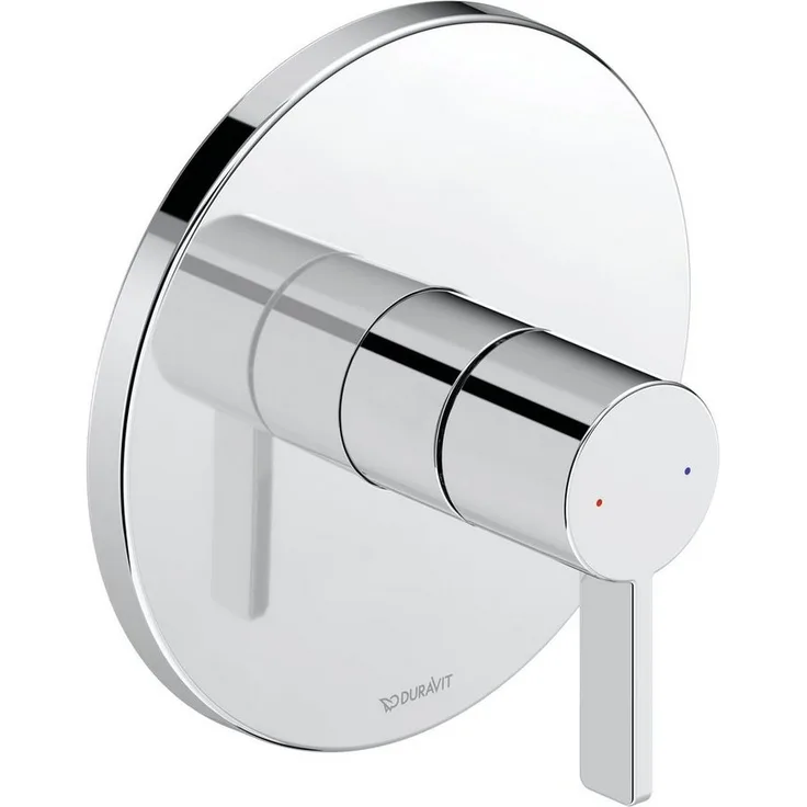 Duravit D-Neo Einhebel Unterputz Duscharmatur Ø 170 mm, Chrom Hochglanz, rund, Keramikkartusche von Bertrand Lejoly
