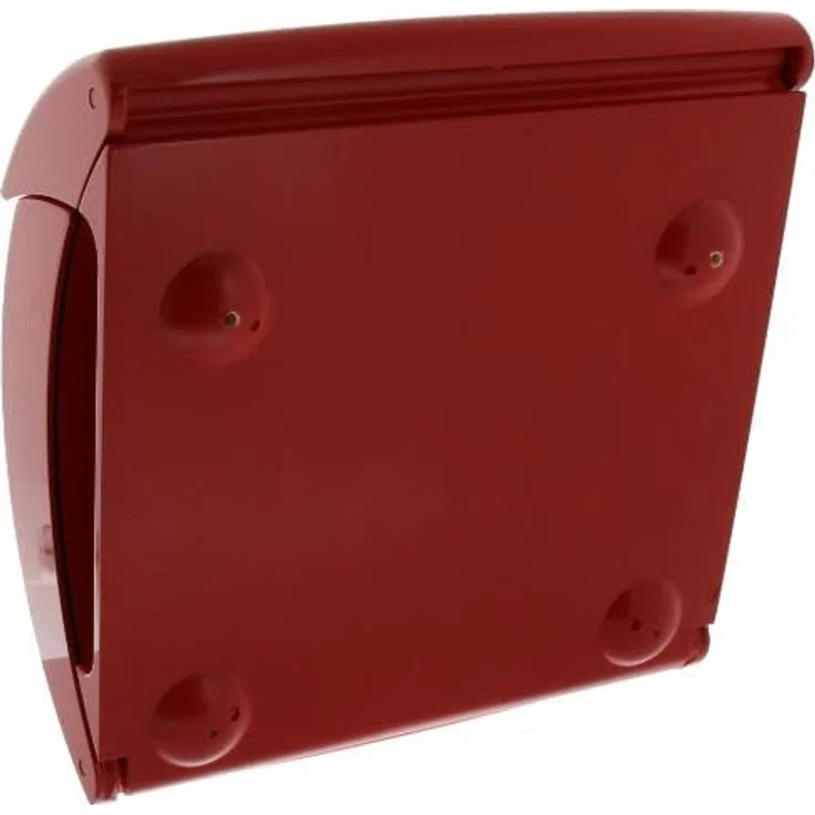 BURG-WÄCHTER, Briefkasten mit integriertem Zeitungsfach in Klavierlack-Optik, A4 Einwurf-Format, EU Norm EN 13724, Hochwertiger Kunststoff, Piano 886 R, Rot – Bild 4