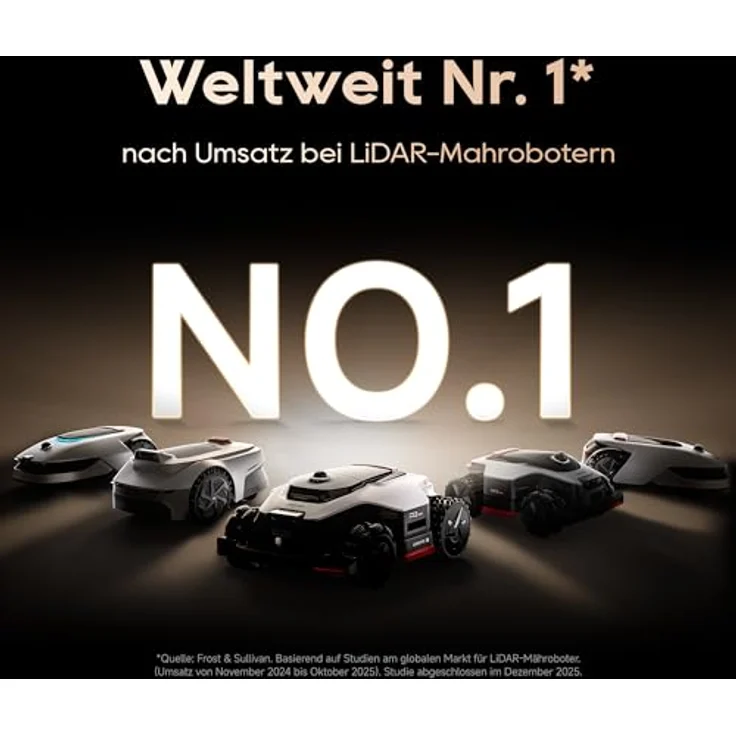 DREAME A3 AWD Pro-3500 Mähroboter mit OmniSense 3.0, 360° 3D LiDAR, KI-Objekterkennung und Allradantrieb, geeignet für Flächen bis 3.500 m², max. Neigung 80% – Bild 2