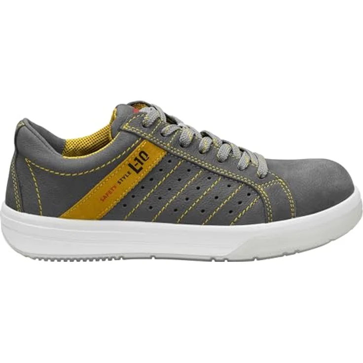 Elten BREEZER grey Low ESD S1 Sicherheitsschuhe mit Stahlkappe, Nubukleder, Gr. 40 – Bild 2