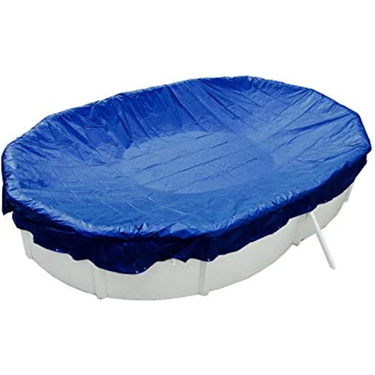 Steinbach Abdeckplane -'-'Extra-'-' für ovale Swimming Pool Stahlwandbecken, blau, 640 x 360 cm – Bild 2