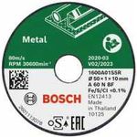 Bosch Professional 50x1x10mm Trennschleifscheibe, 3 Stk.