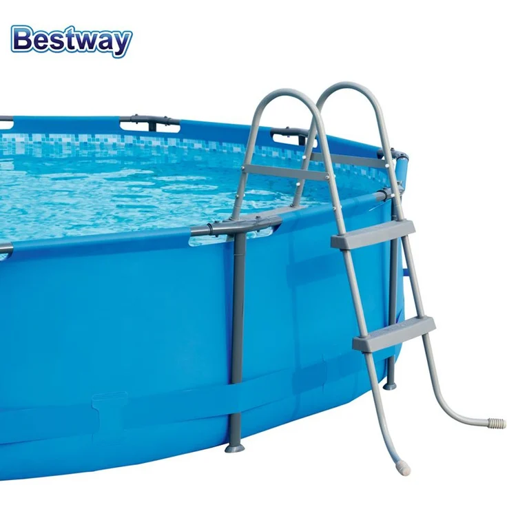 Bestway Poolleiter Gartenpool-Einstieg Schwimmbecken Sicherheitsleiter Treppe – Bild 1