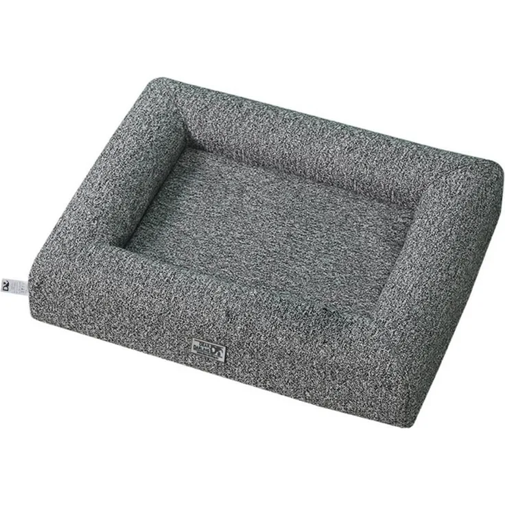 DEAR DARLING DD-01GRXL Orthopädisches Luxus Hundebett Anthrazit Gr. XL 90x100cm mit Memory Schaum