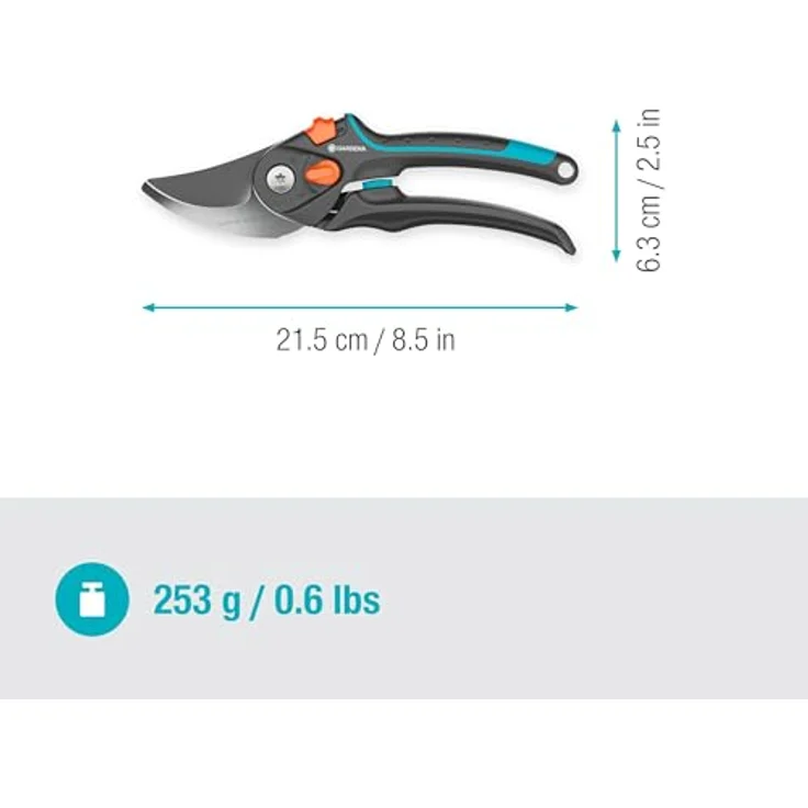 Gardena Gartenschere PremiumCut Pro Flex, Bypass, Grünholz, 24 mm Schneiddurchmesser, grün – Bild 3