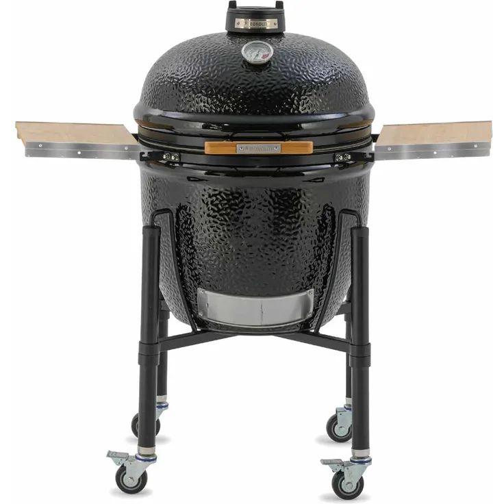 Monolith One.66 Kamado-Grill mit 52 cm Grillfläche, Keramik, Deckelthermometer und Holzkohlebetrieb