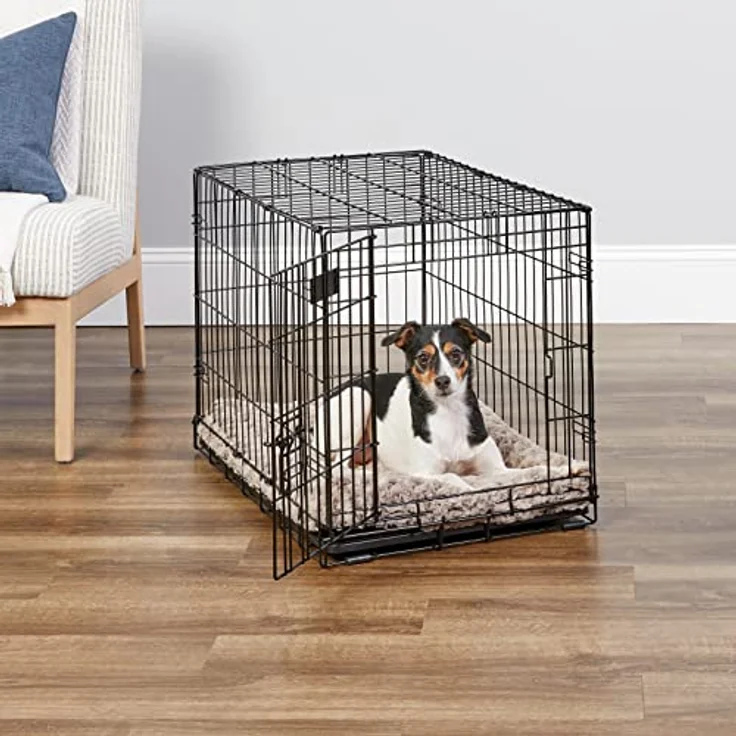 YEKE Midwest Homes for Pets Midwest 1530 iCrate-Hundekäfig mit Einzelklappe (76,2 x 48,26 x 53,34 cm) – Bild 2