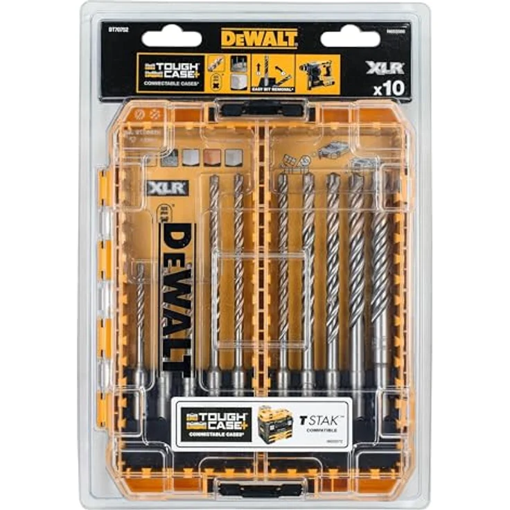 SDS-plus Hammerbohrer- Set EXTREME DT70752 5, 2x6 mm x 110 mm - 2x6, 6.5, 2x8, 10, 12 mm x 160 m – Bild 3