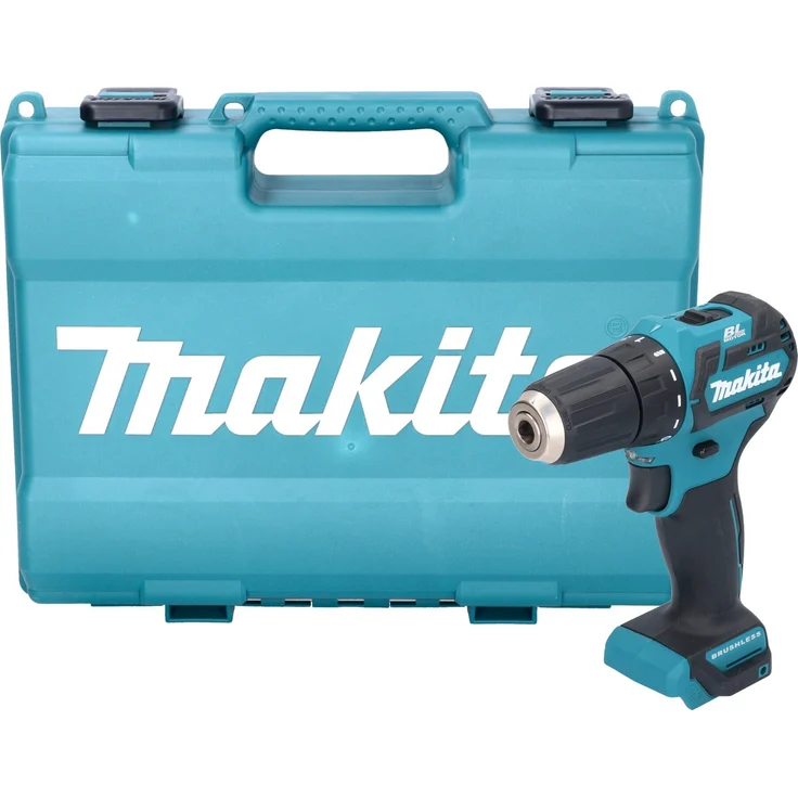 Makita DF 332 DZE Akku Bohrschrauber 12 V max. 35 Nm Brushless + Koffer - leicht und kompakt, 2-Gang Getriebe, bürstenloser Motor
