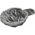 nanook Kratzbaum Liegemulde für schwere Katzen XXL - 45 cm Ø, Tiefe 12 cm - grau
