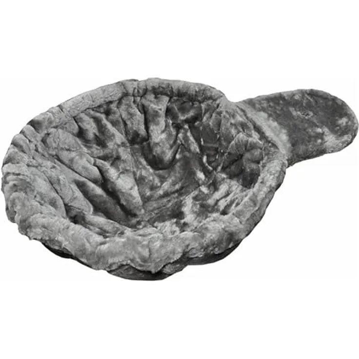 nanook Kratzbaum Liegemulde für schwere Katzen XXL - 45 cm Ø, Tiefe 12 cm - grau