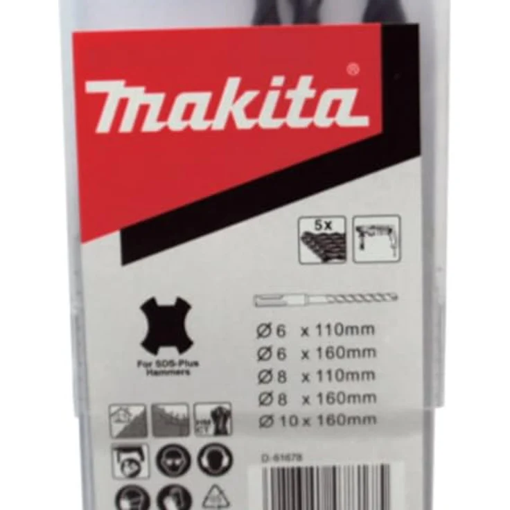 Makita 5 Wälder SDS-plus 2 Taillants Makita-D-61678, Bohrer – Bild 4