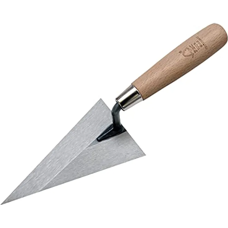 Nespoli Maurerkelle mit Spitze akute, Griff aus FSC, 14 cm