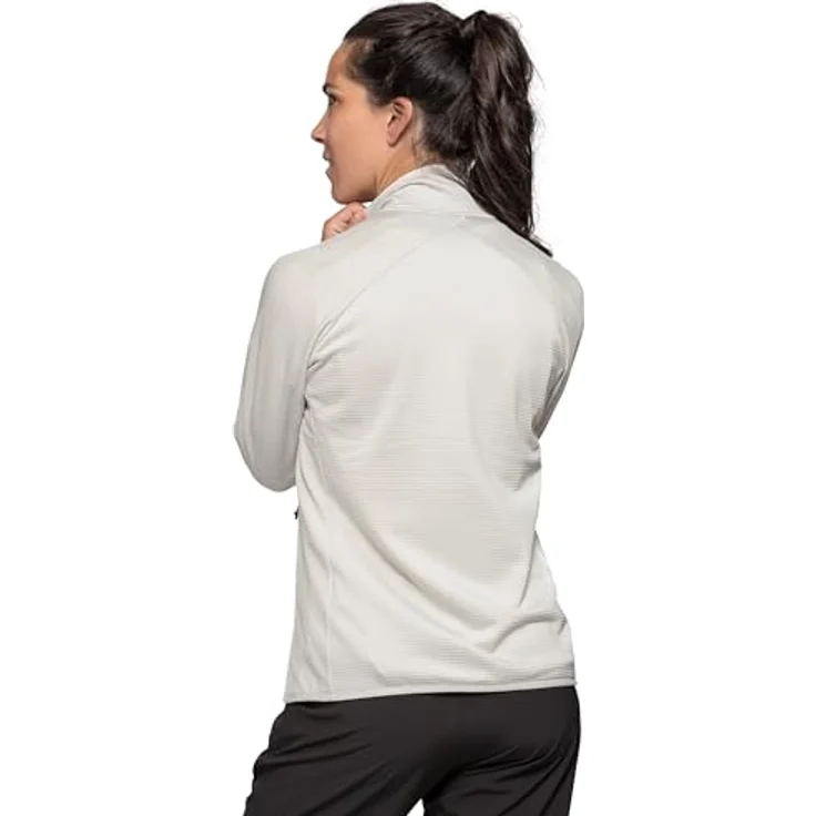 Schöffel Fleecejacke Style Cascata WMS für Damen, grau, 2-Wege-Stretch, hoher Tragekomfort, zwei Reißverschlusstaschen – Bild 4