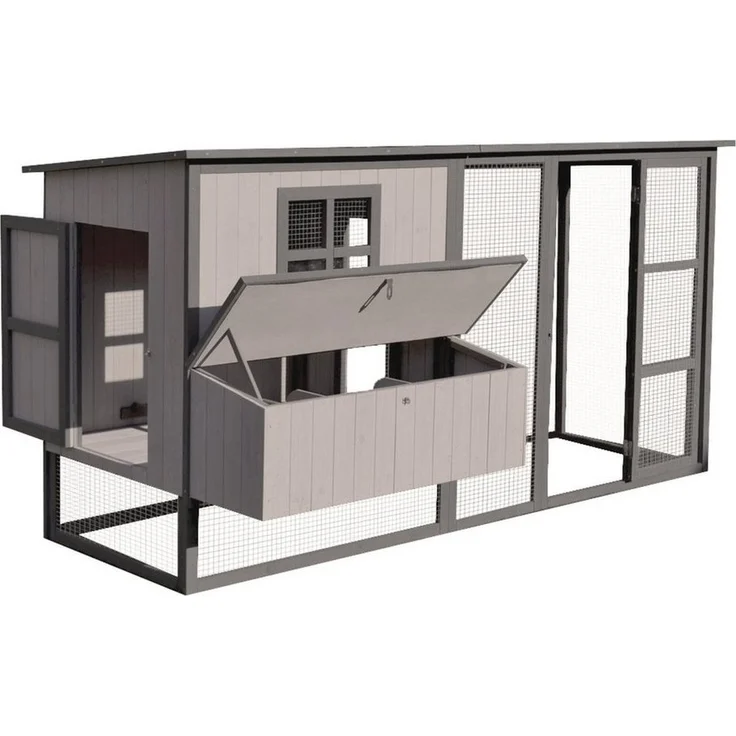 Flamingo Hühnerstall Calypso Cottage, Hühnerstall für Kleintiere, 22,2 cm x 102 cm x 111,5 cm