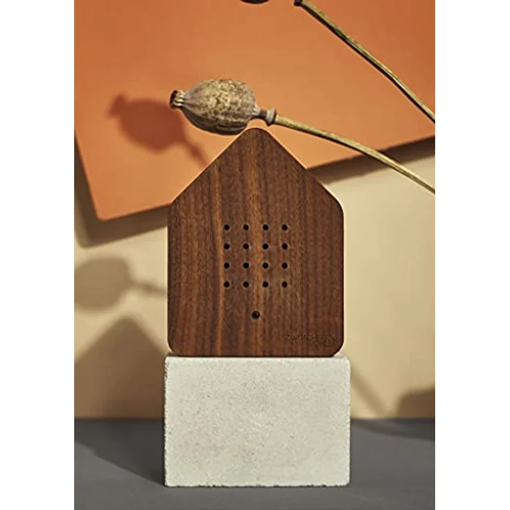 Zwitcherbox Holz zwitscherbox, Walnuss-schwarz, 11 x 12 x 3 cm – Bild 3