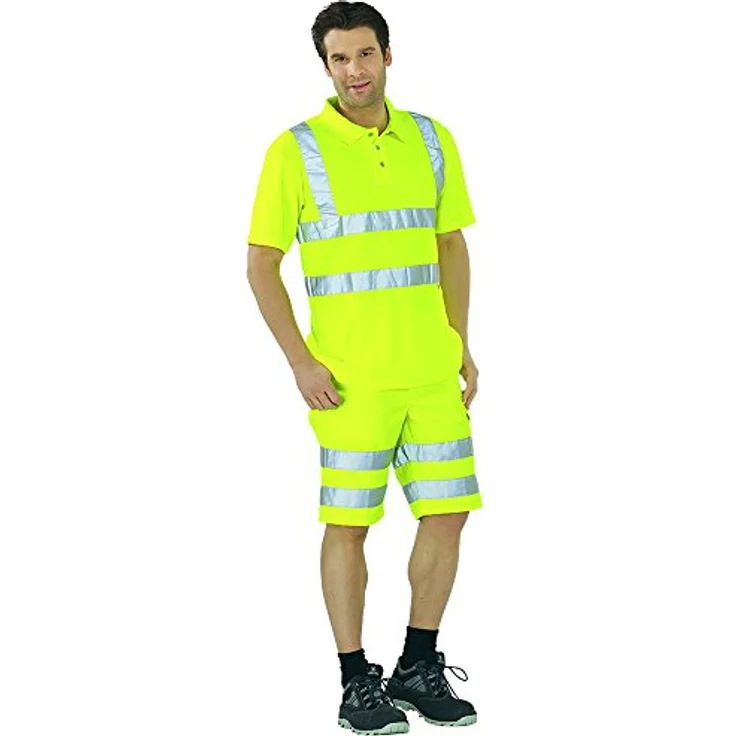 Warnschutz Shorts uni gelb Größe XL – Bild 6