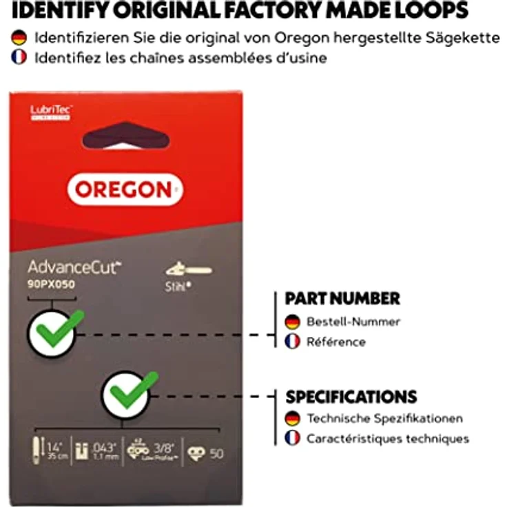 Oregon 90PX050E Kette 3-8H 1,1 HM mit SG – Bild 6