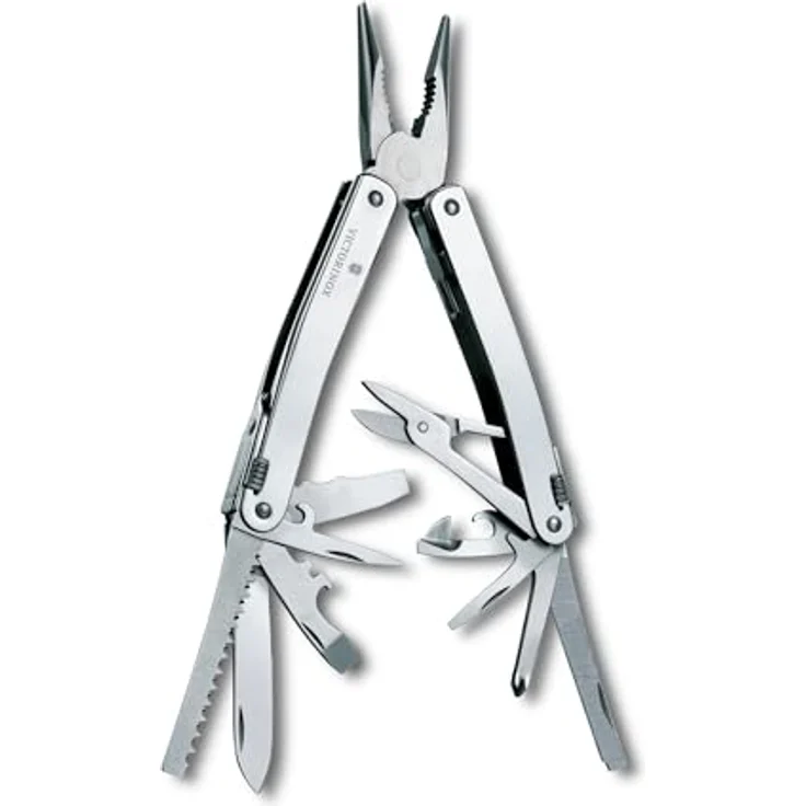 Victorinox Swiss Tool Spirit X 3.0224.L (26 Funktionen, Etui, Festellklinge) silber – Bild 4