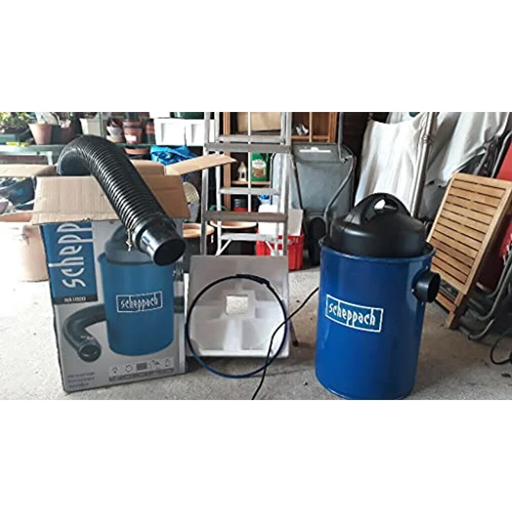 Scheppach Absauganlage HA1000 50l, 183 m3/h inkl. Adapter-Set – Bild 4