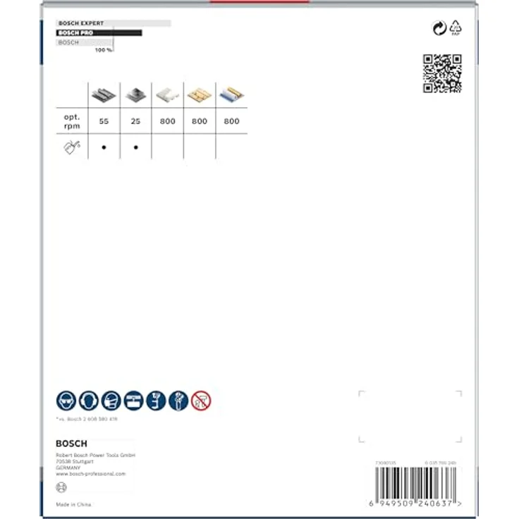 Bosch PRO Multi Material Power Change Plus Lochsäge, Ø 152 mm, hält bis zu 2x länger, für Weichholz, Trockenbauwand, Professional Zubehör, blau – Bild 4