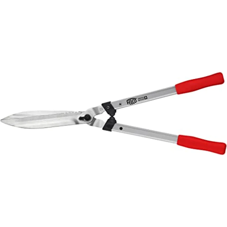FELCO Heckenschere 250-63 (Länge 63 cm, Griffe I-Beam Aluminium, Klingen mit Chrombeschichtung, Gartenschere, große Klingen, Fettschraube) – Bild 1