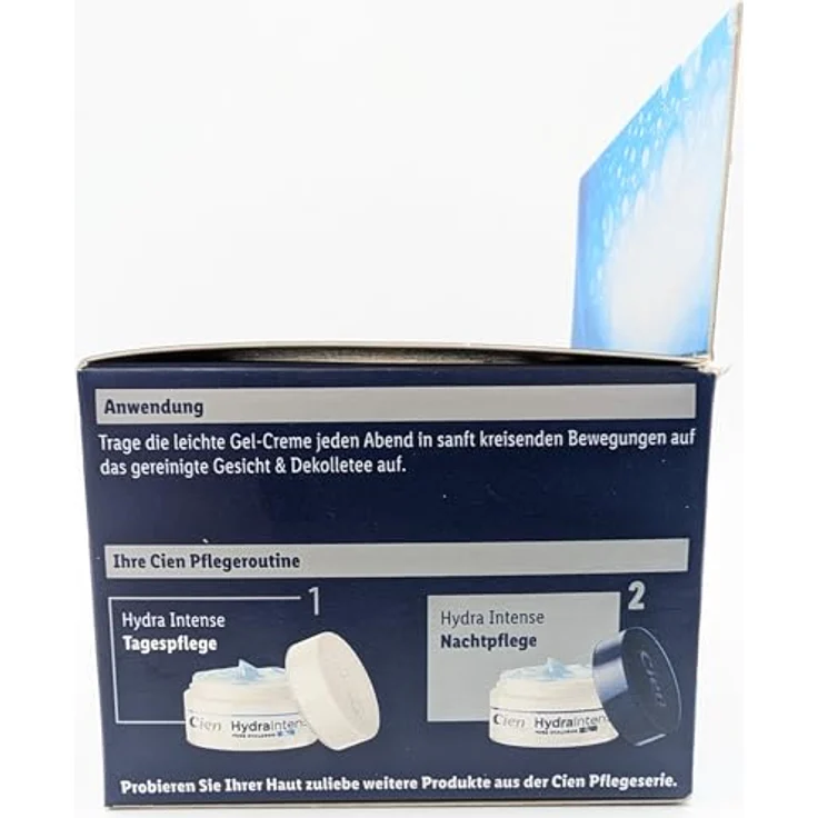 Cien Hydra Intense 3-fach Hyaluron Nachtcreme, intensive Feuchtigkeitspflege für regenerierte Haut, 50 ml – Bild 2