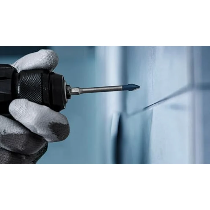 Bosch EXPERT HEX-9 Hard Ceramic Bohrer, Ø 6 mm, für harte und weiche Fliesen, extreme Langlebigkeit mit Carbide Technology, Sechskantschaft für maximale Drehmomentübertragung – Bild 5