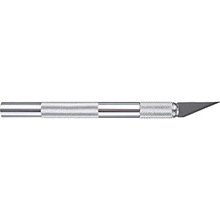 Westcott E-84010 00 Skalpell mit Metallgriff und auswechselbarer Klinge, 12 cm, silber – Bild 2
