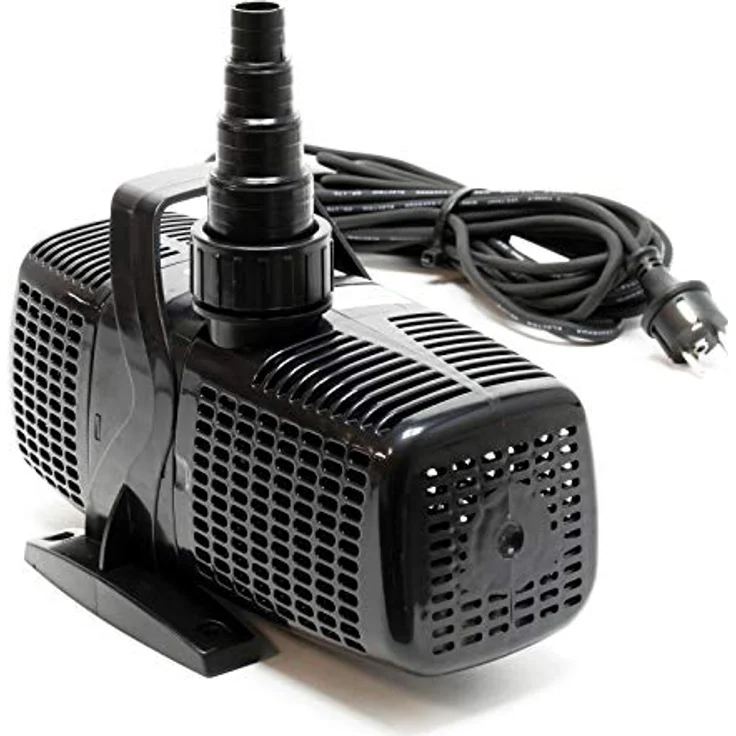 SunSun CQP-8000 ECO Teichpumpe, 8000 l/h Förderleistung, 70 W energiesparend, für Gartenteiche und Bachläufe – Bild 1