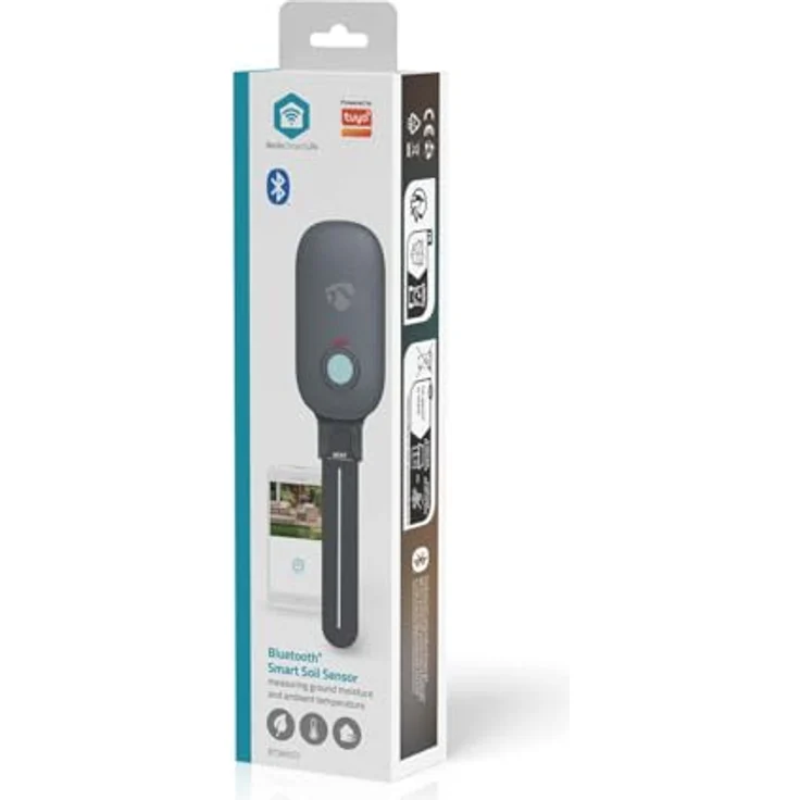 Nedis SmartLife Bodenfeuchtemessgerät, Bluetooth-Sensor zur Bodenfeuchtigkeits- und Temperaturmessung, batteriebetrieben mit bis zu 12 Monaten Lebensdauer – Bild 11