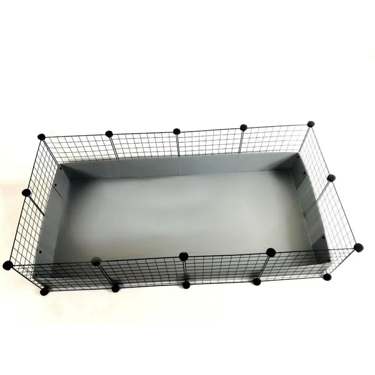 C&C Modular Gehege für Nager, 145 x 75 cm, modulare Bauweise, robustes Kunststoff, geeignet für Innen- und Aussenbereich