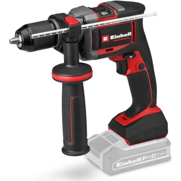 Einhell Professional TP-ID 18-C Li BL - Solo Akku-Schlagbohrmaschine mit bürstenlosem Motor, 44.500 Schlägen/min und 13-mm-Schnellspannfutter