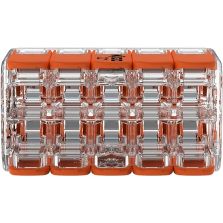 Wago Hebelklemme 221-420, Verbindungsklemme für Leiterquerschnitte 0,2 mm² - 4 mm², 10 Leitungen, 450 V, 32 A, CAGE CLAMP® Technologie – Bild 5